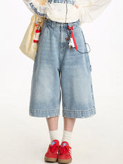 American Aged Wash Denim Shorts