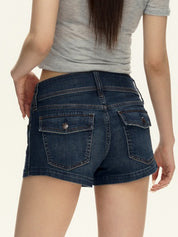 Spice Girls Low Waisted Hot Pants Denim Shorts