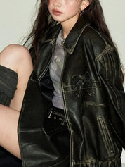 Unique Street Sweet And Cool Bow Jacket