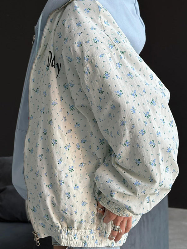 Fresh Floral Print Jacket