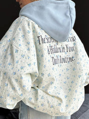 Fresh Floral Print Jacket