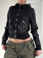 Personalised Workwear Style Stand-Up Collar Jacket