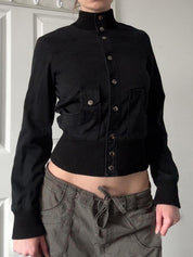 Solid Colour Slim Fit Fashionable Jacket