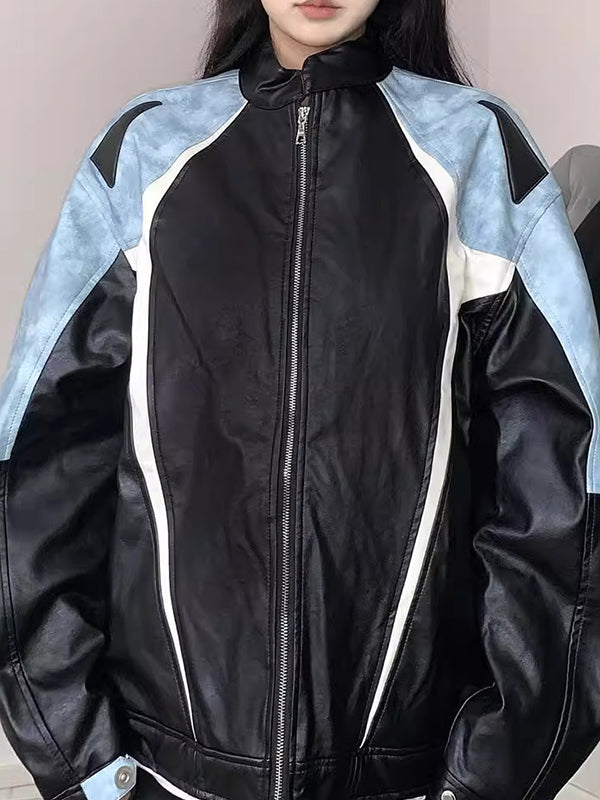 American Colour-Blocking Jacket