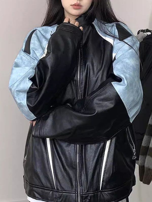 American Colour-Blocking Jacket