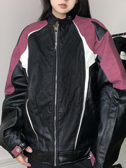 American Colour-Blocking Jacket