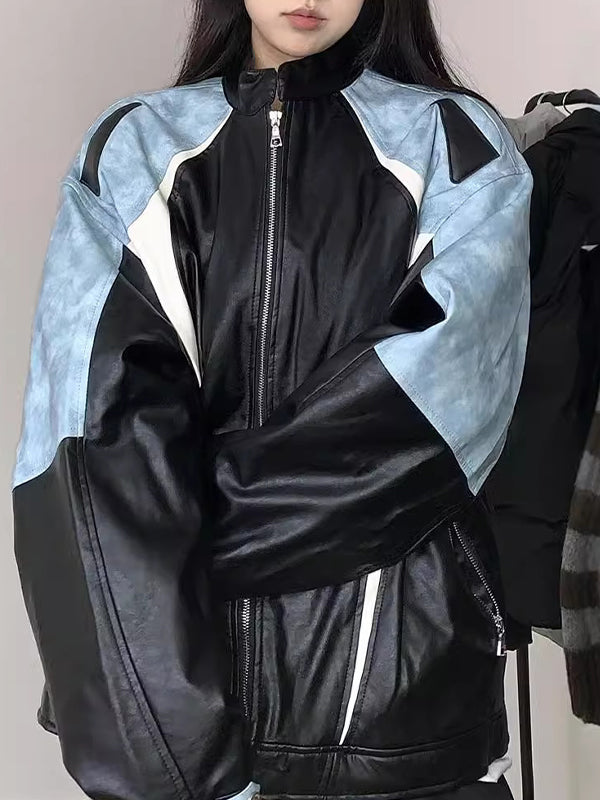 American Colour-Blocking Jacket