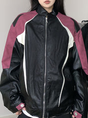 American Colour-Blocking Jacket