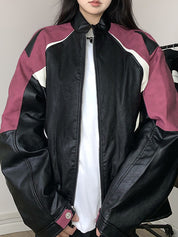 American Colour-Blocking Jacket