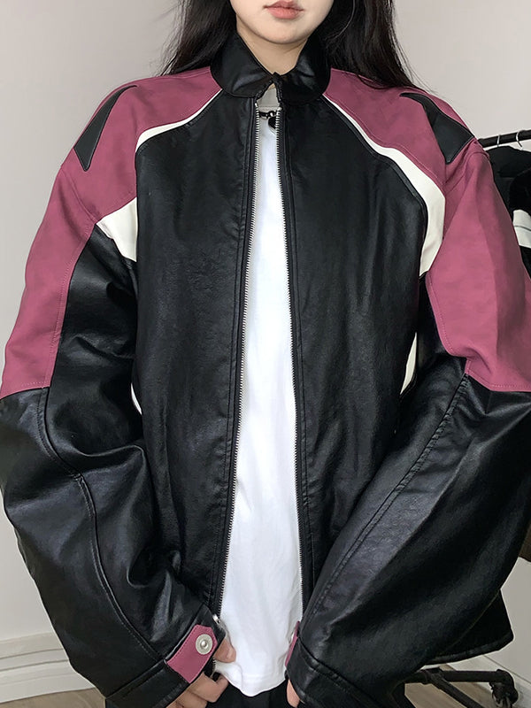 American Colour-Blocking Jacket