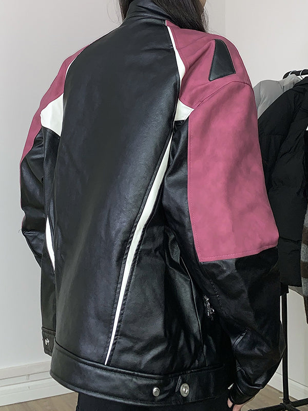 American Colour-Blocking Jacket