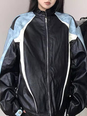 American Colour-Blocking Jacket