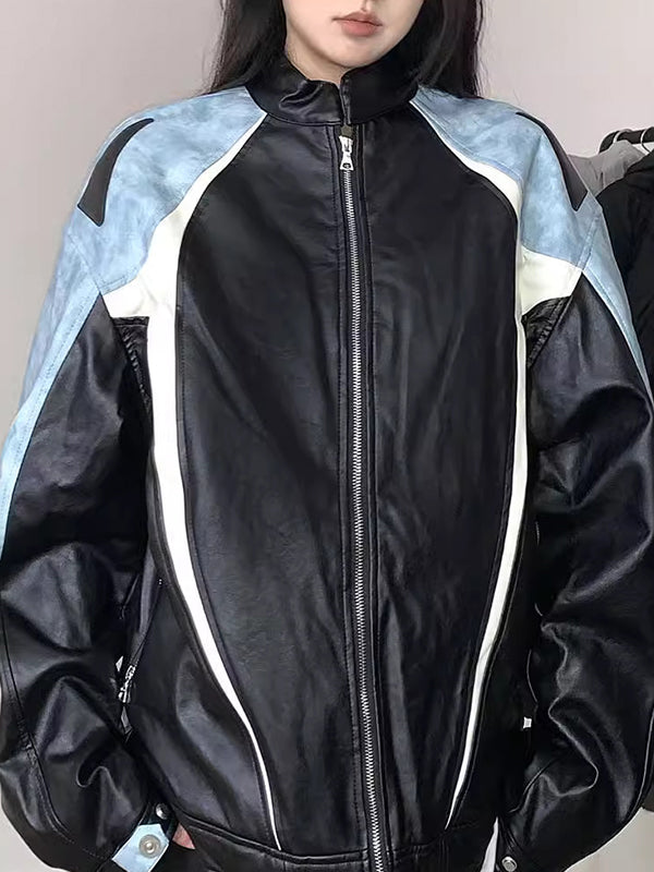 American Colour-Blocking Jacket