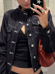 Cropped Denim Jacket