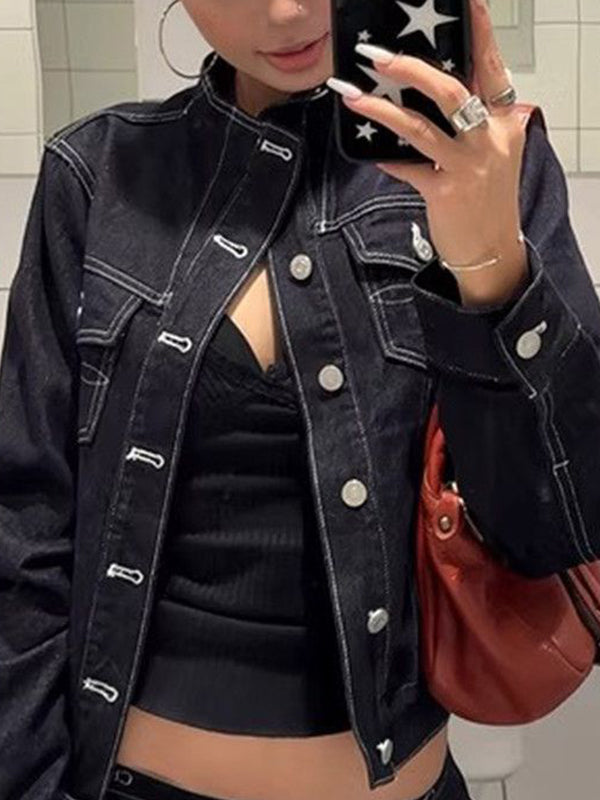 Cropped Denim Jacket