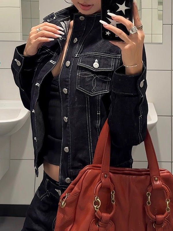 Cropped Denim Jacket