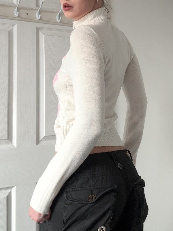 American Vintage Diamond Quilting Cardigan