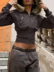 American Retro Street Style Jacket