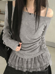 Solid-Coloured Slim-Fit Long Sleeve