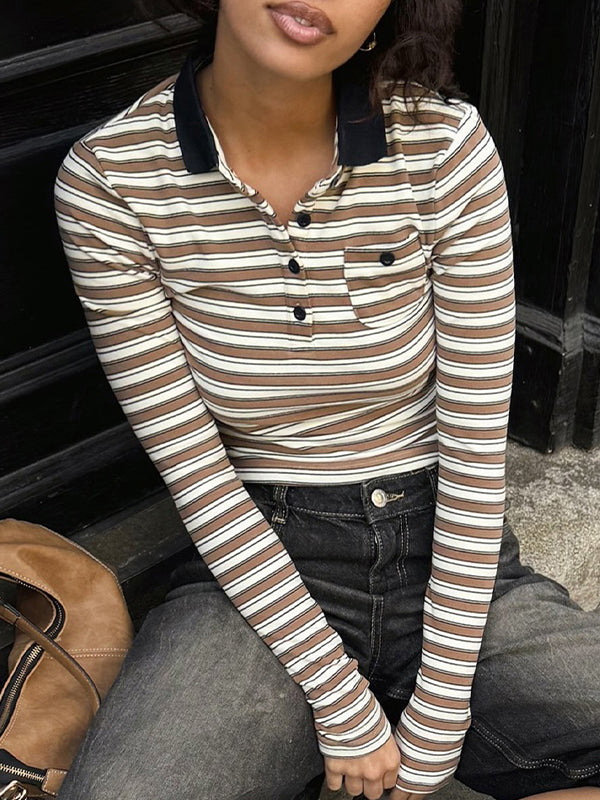 Leisure-Fit Figure-Flattering Long Sleeve