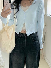 Gentle Breeze Blue Slim Fit Long Sleeve