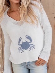 Jacquard Crab Long Sleeve