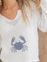 Jacquard Crab Long Sleeve
