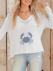 Jacquard Crab Long Sleeve