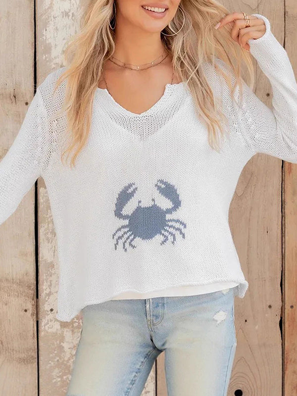 Jacquard Crab Long Sleeve