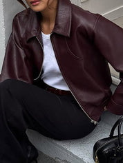 Retro-Inspired Lapel Jacket