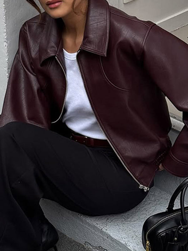 Retro-Inspired Lapel Jacket