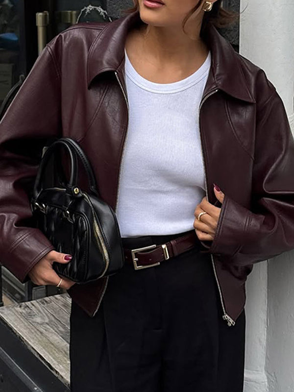 Retro-Inspired Lapel Jacket