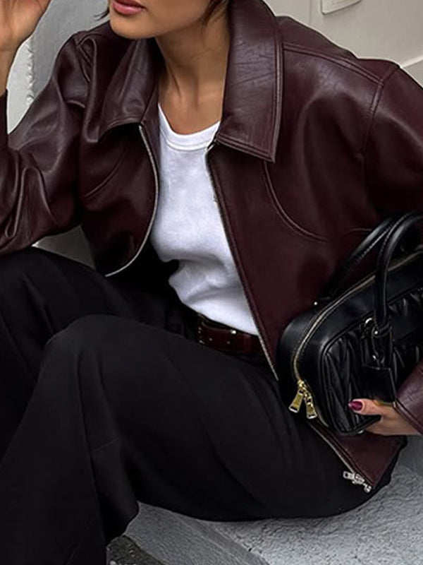 Retro-Inspired Lapel Jacket