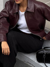 Retro-Inspired Lapel Jacket