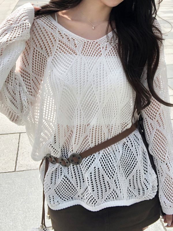 Lazy-Chic Design Aesthetic Long Sleeve