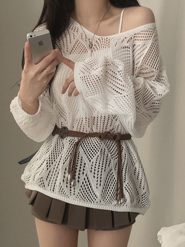 Lazy-Chic Design Aesthetic Long Sleeve