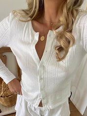 Textured Jacquard Cardigan