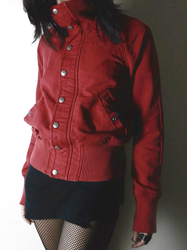 Personalised Stand-Collar Motorcycle Jacket Jacket