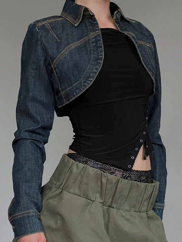 Retro-Washed Chav Style Jacket