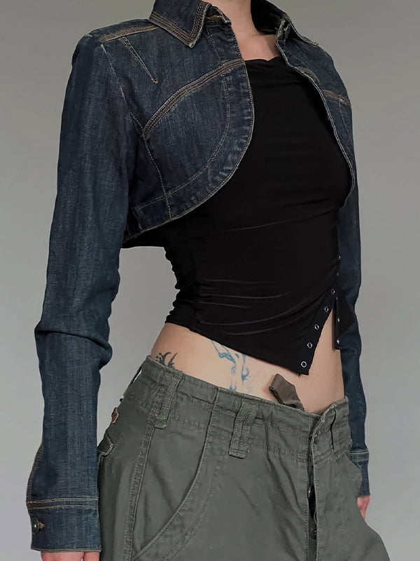 Retro-Washed Chav Style Jacket