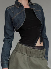 Retro-Washed Chav Style Jacket
