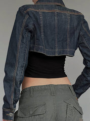 Retro-Washed Chav Style Jacket