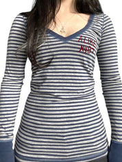 Comfortable Wind Stripes Long Sleeve