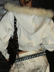 Fur Patchwork Jacket