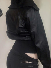 Retro Workwear Zipper Jacket