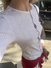 Openwork Lace Pure Cotton Cardigan