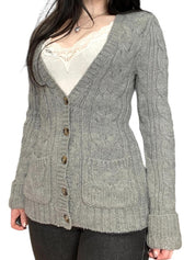 Retro Laid-Back Style Cardigan