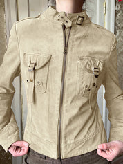 American-Style Utility Pockets Jacket