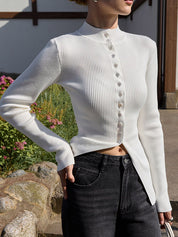 Single-Row Threaded Fastener Cardigan