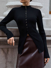 Single-Row Threaded Fastener Cardigan